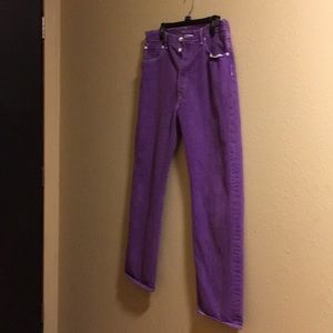 Men’s Levis 501 jeans - purple